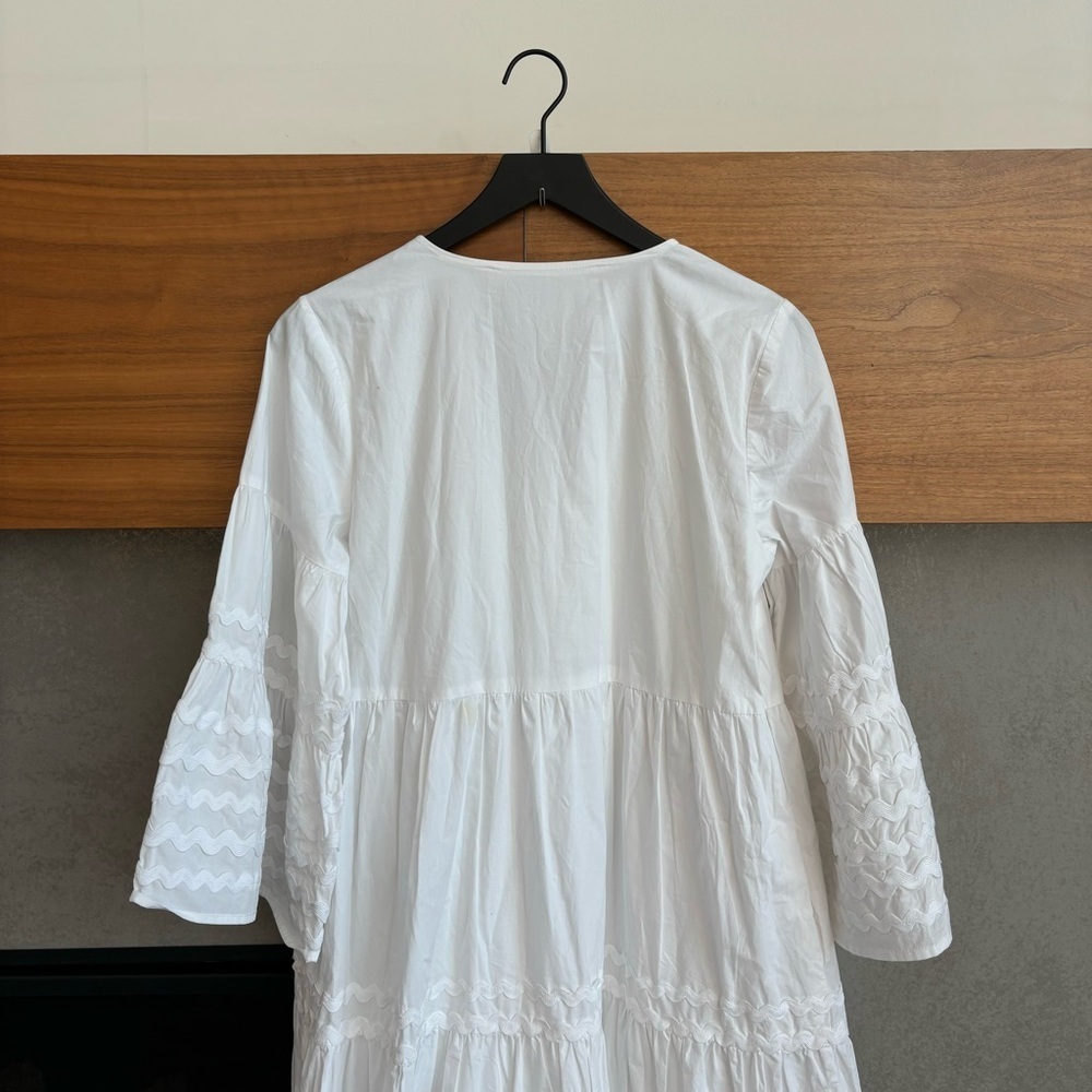 Lisa Marie Fernandez X Target Ric Rac Flare Sleeve Dress, Size S - Picture 10 of 12